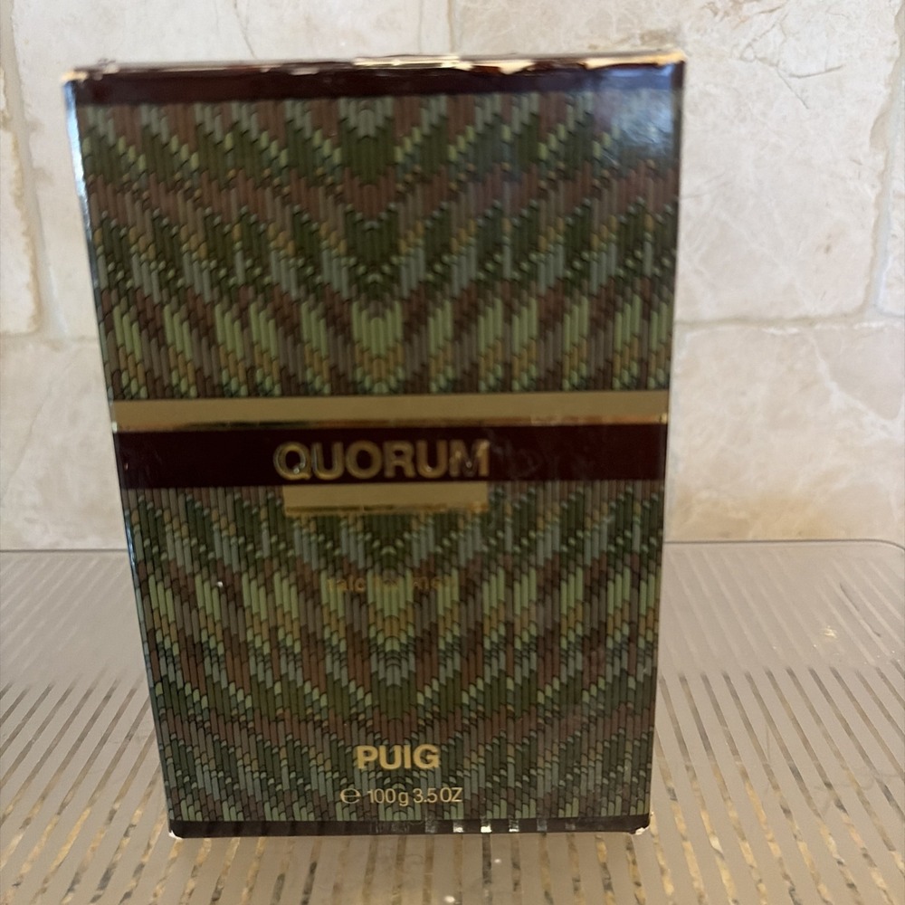 Vtg QUORUM  PUIG 100 G (3.4 Oz) ‎ Talc For Men